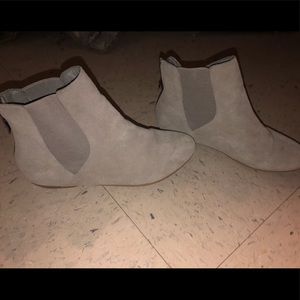 Suede Low cut boots